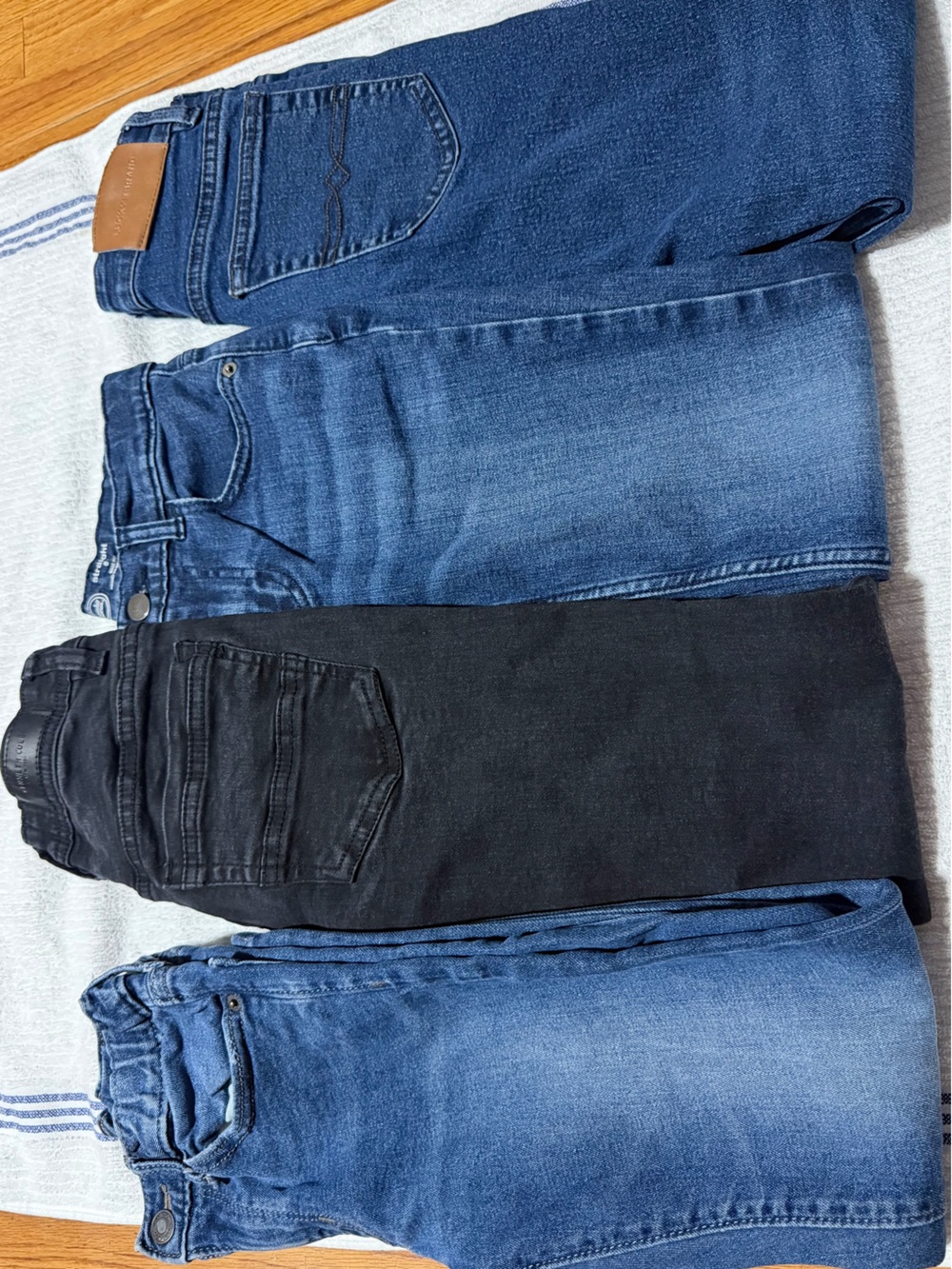 Kids Black and Blue Stretch Jeans Pack - Versatile Everyday Bottoms